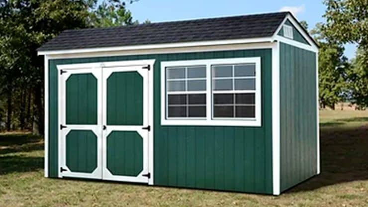 okcustom sheds graphic